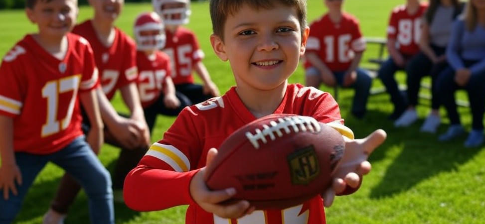 Sådan motiverer du børn til sport med Børne NFL trøjer fra Kansas City Chiefs