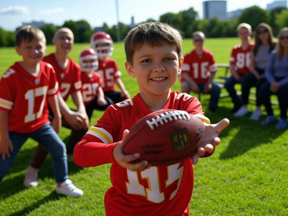 Sådan motiverer du børn til sport med Børne NFL trøjer fra Kansas City Chiefs